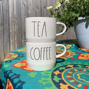 New🍓🍓Rae Dunn curve bottom stackable Mugs ☕️